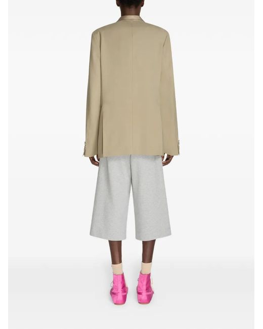 Dries Van Noten Natural Tuxedo Double-Breasted Blazer for men