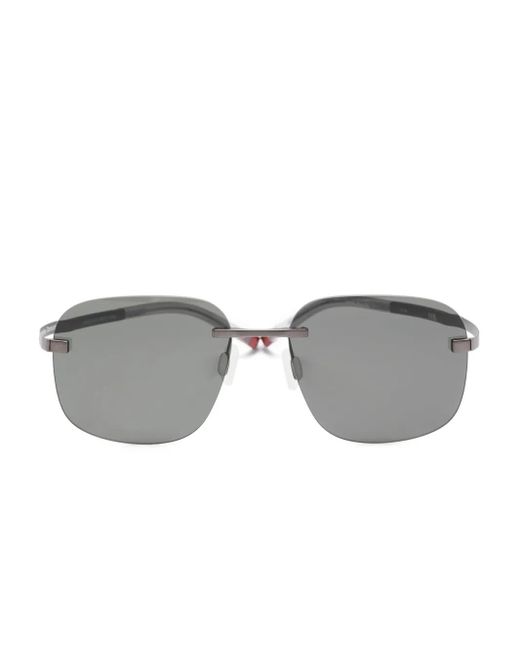 Occhiali Da Sole Squadrati di Tag Heuer in Gray