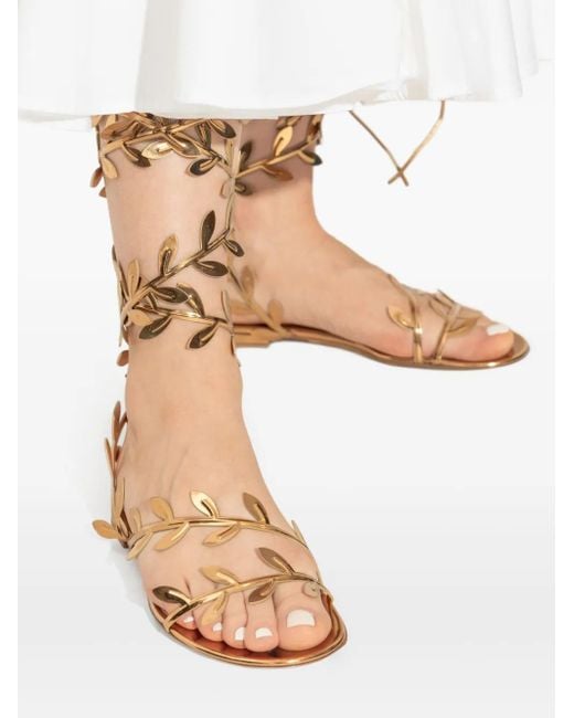 Gianvito Rossi Flavia サンダル Metallic