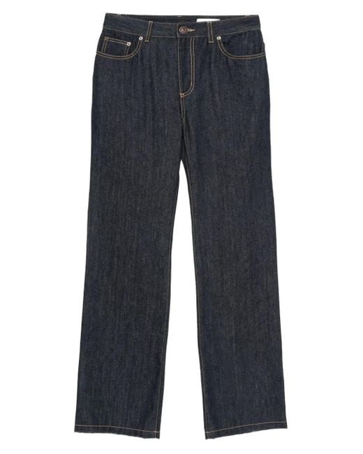 McQueen Blue Five-Pocket Jeans