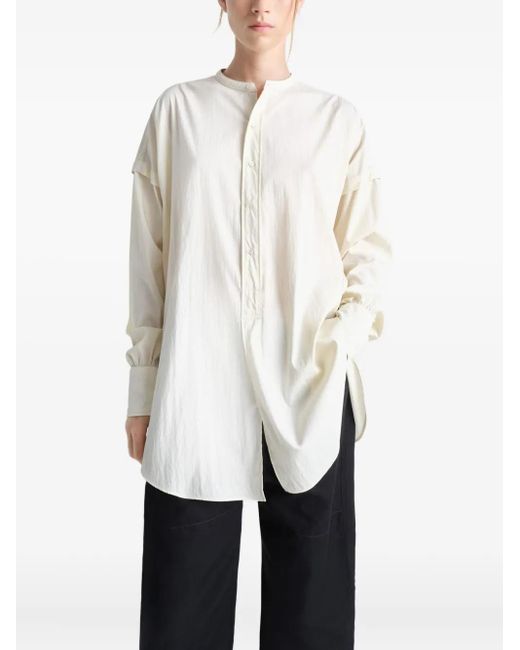 Lemaire White Hemd Mit Trompe-L'Oeil-Effekt