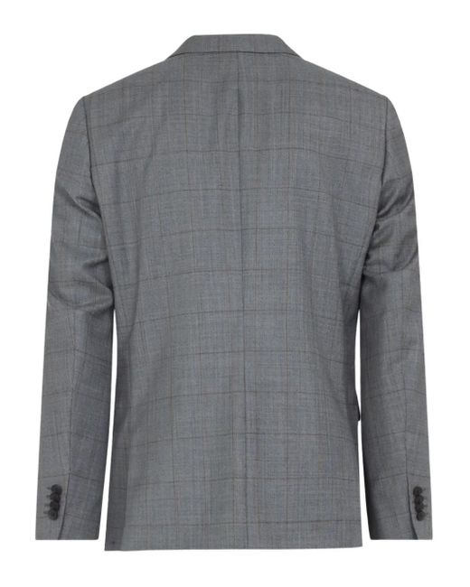 Paul Smith Gray Wool Single-Breasted Suit for men