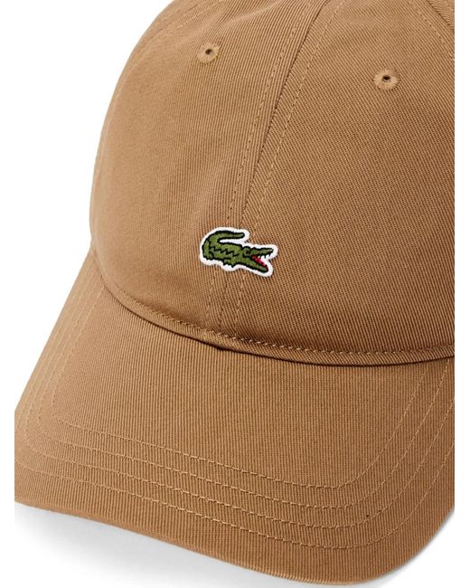 Lacoste Baseballkappe Mit Logo in Natural für Herren