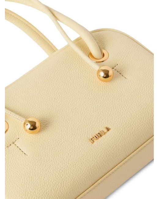 Furla Natural Sac Cabas Dome En Cuir