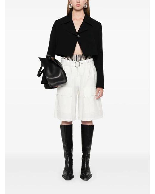 Low Classic Black Cropped Blazer