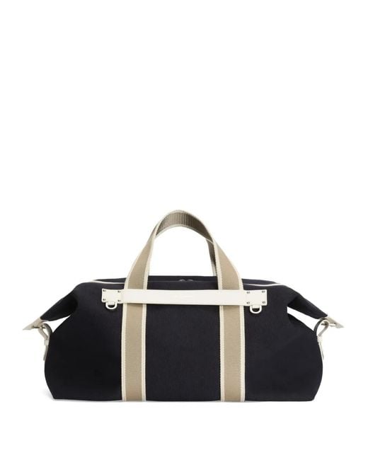 Dolce & Gabbana Blue Essenza Canvas Travel Bag for men