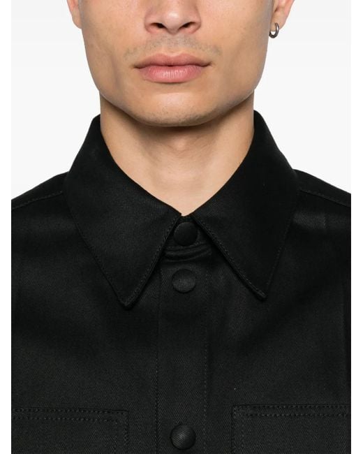 メンズ Jil Sander デニムシャツ Black