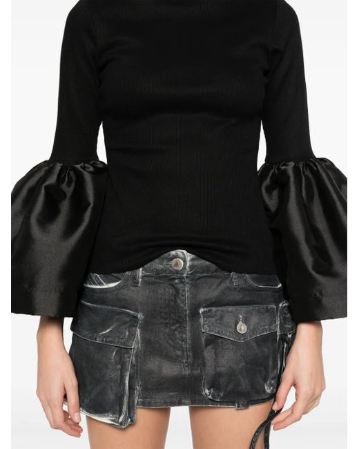 Marques'Almeida フレアカフス トップ Black