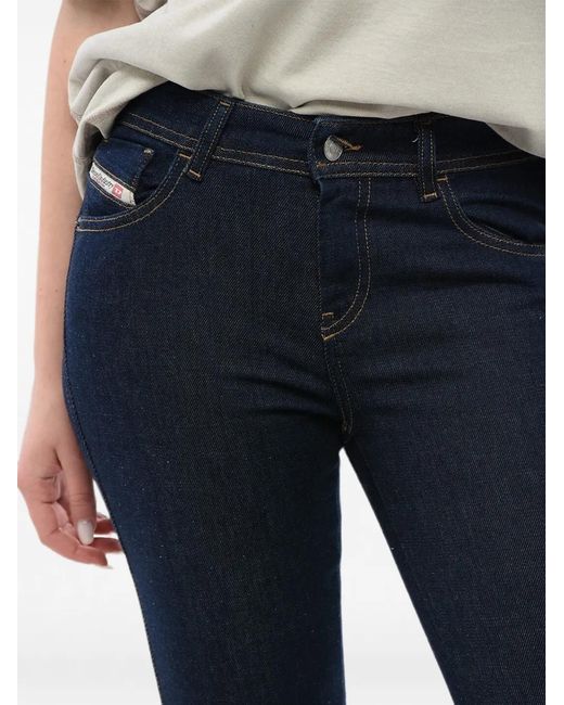 DIESEL Blue Slandy Super-Skinny Jeans