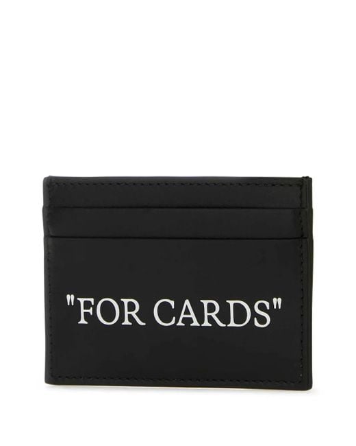 Off-White c/o Virgil Abloh Black Off- Small Leather Goods for men