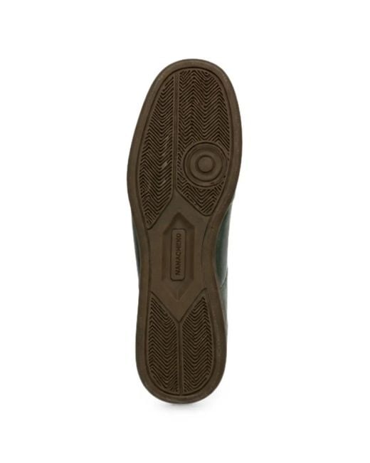 NAMACHEKO Brown Osterly Lace-Up Sneakers for men