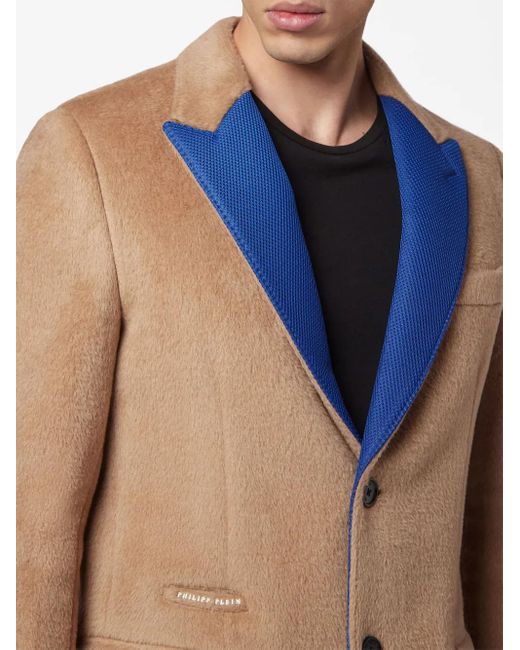 Philipp Plein Blue Coat for men