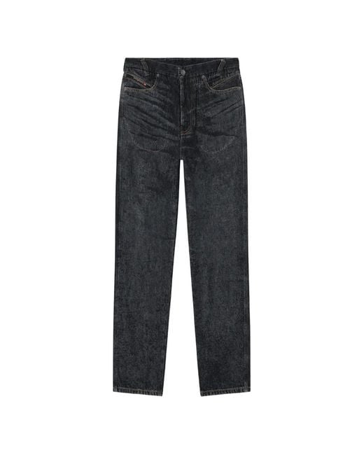 DIESEL Black D-Marcus Relaxed-Fit Jeans for men