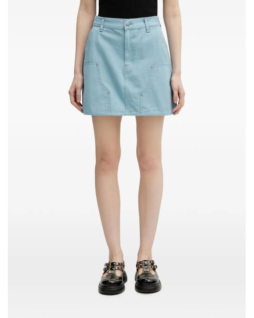 Carhartt Blue Maeve Double Knee Mini Skirt