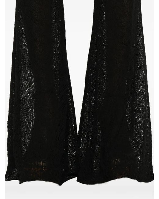 Etro Black Floral Trousers