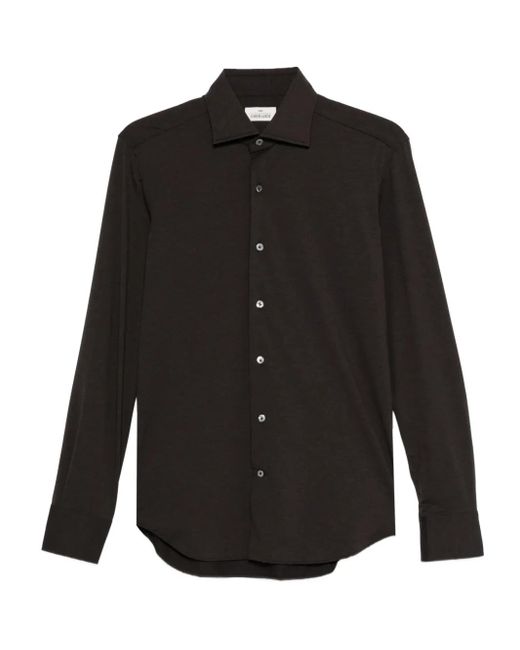 Alessandro Gherardi Black Long-Sleeve Button-Up Shirt for men