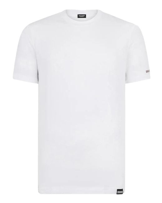 DSquared² White Be Proud T-Shirt for men