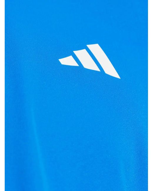 Adidas Blue Club 3-Stripes Tennis Polo Shirt for men
