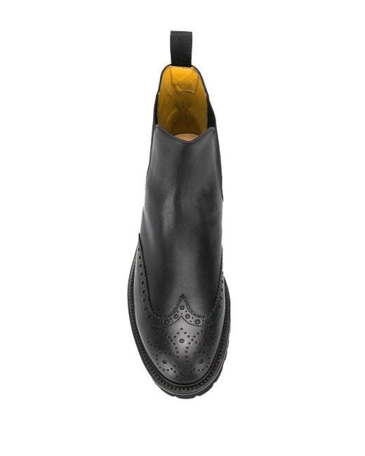 Scarosso Black Chelsea Boots for men