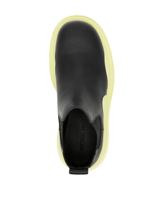 Bottega veneta tire contrasting-sole boots - verde. uomo farfetch brand  italiani verdi - Stileo.it
