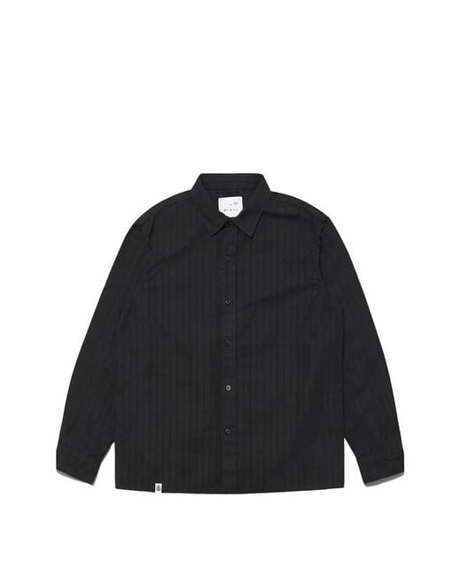 Edwin Black Sebastian Stripe-Pattern Shirt for men