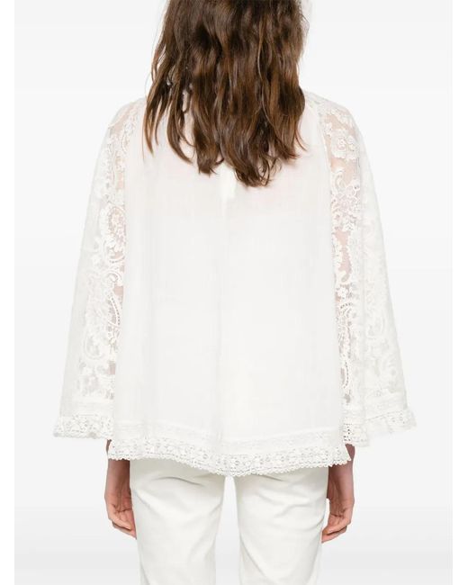 Zimmermann Ascension Blouse in het White