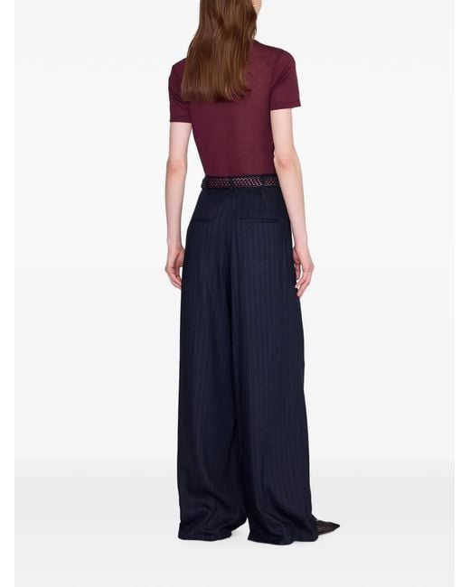 Anine Bing Purple T-Shirt Sylvie