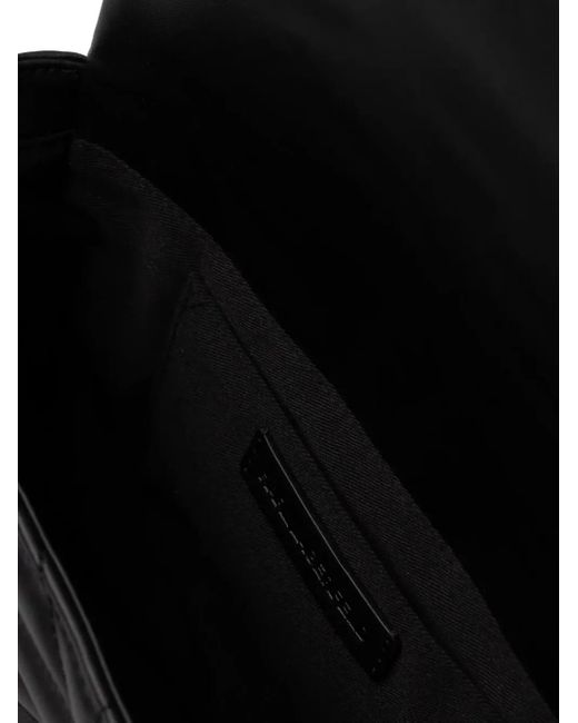 Karl Lagerfeld Black Gesteppte Umhängetasche