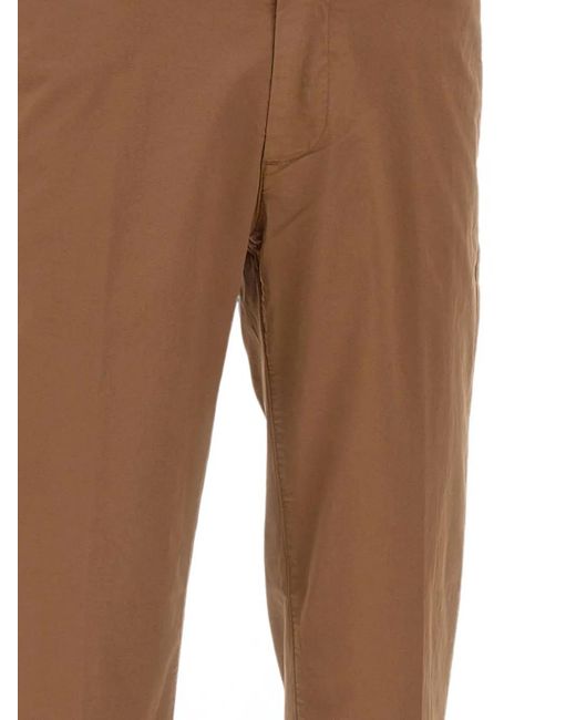 Re-hash Brown Mucha Slim-Fit Chinos for men