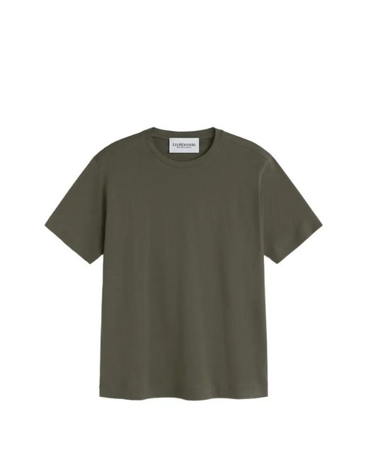 LES HÉRITIERS Green Supima T-Shirt for men