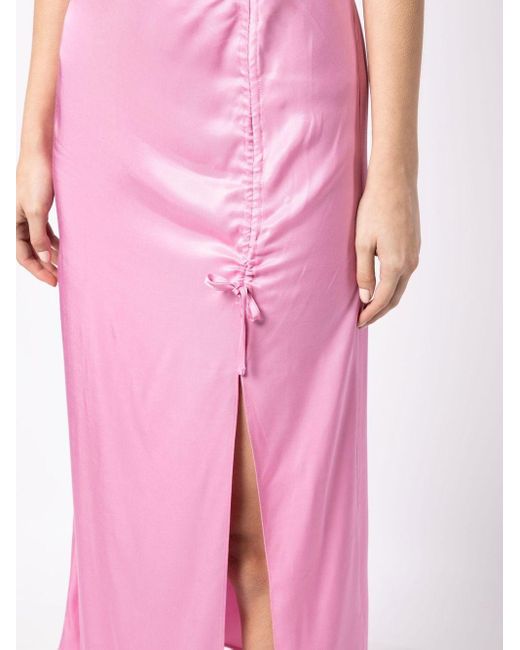 Kitri Pink Emmeline Midi Skirt