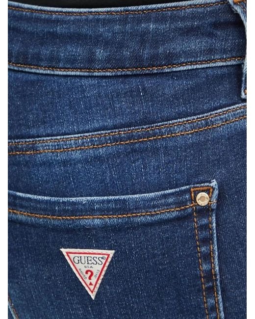 Guess Blue Triangle-Logo Jeans