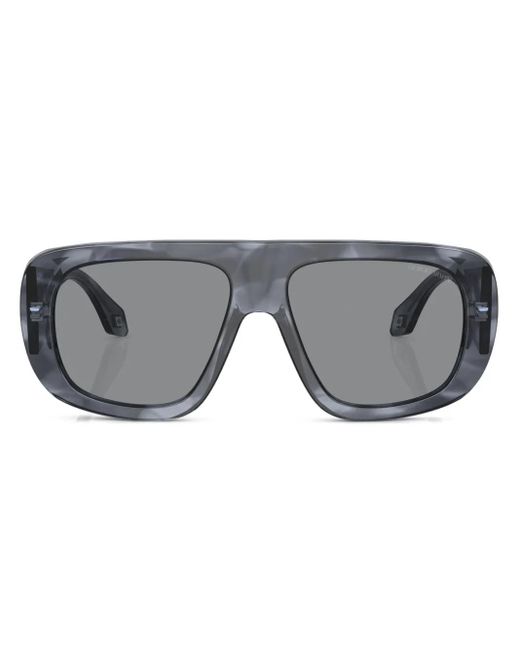Occhiali Da Sole Con Stampa di Giorgio Armani in Gray da Uomo