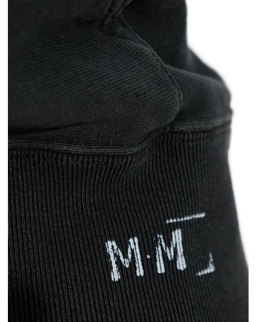 Maison Margiela Black Cotton Hoodie