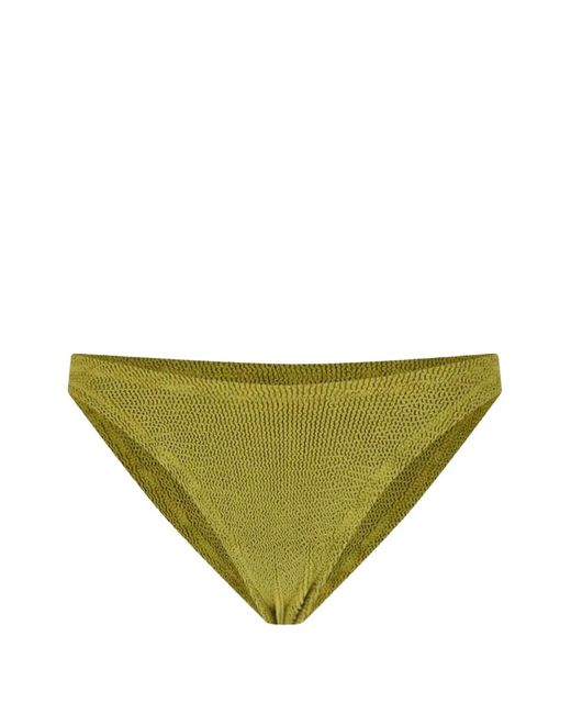 Mc2 Saint Barth Natural Elise Crinkle-Effect Bikini Bottoms