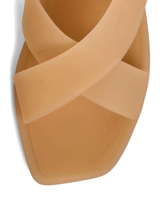 12 STOREEZ Natural Cross-Strap Sandals