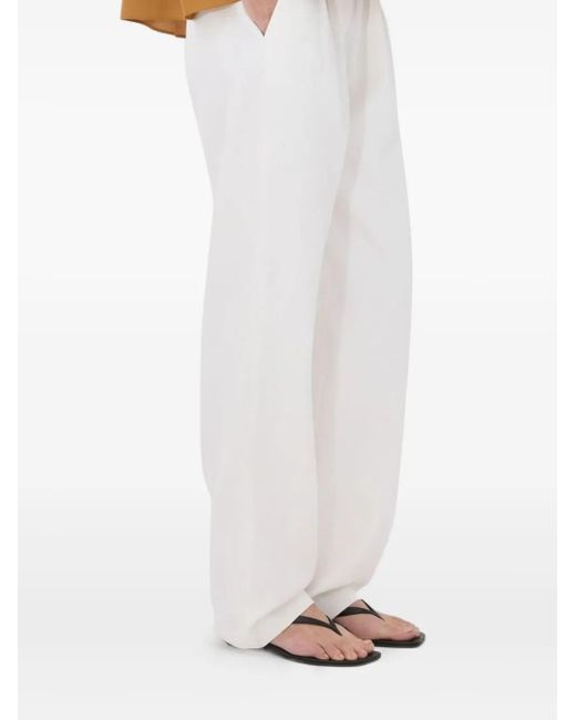 Loulou de Saison Brown Garino Braided-Neck Top