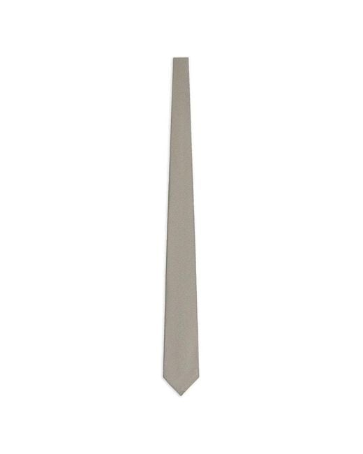 Corbata De Seda Fursac de hombre de color White