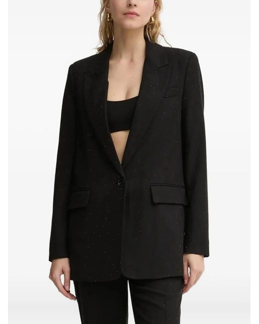 Blazer con detalle de purpurina Bruuns Bazaar de color Black