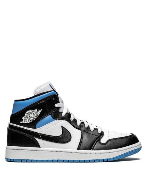 Nike Black Air 1 Mid /University" Sneakers