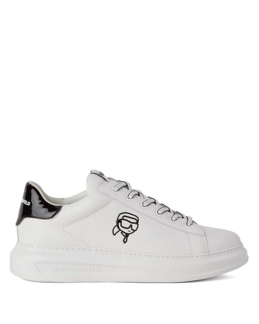 Sneakers Ikonik NFT Kapri di Karl Lagerfeld in White da Uomo