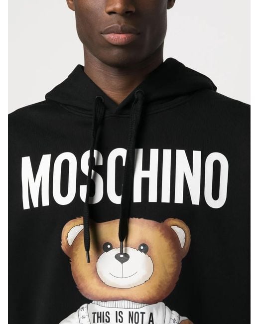 Moschino Black Sweaters for men