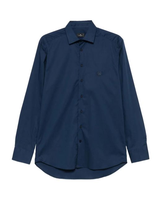 Etro Button-Down Overhemd in het Blue voor heren