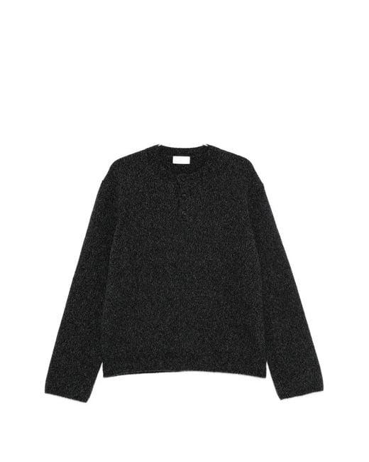 Diana Studio Black Long-Sleeve Sweater for men
