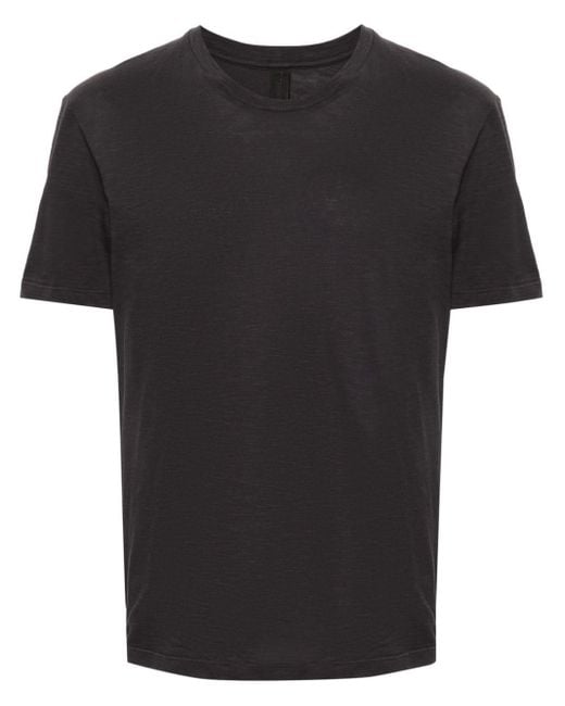 Neil Barrett Black Slub-texture Cotton T-shirt for men