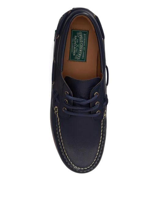 Polo Ralph Lauren Blue Chaussures Bateau Ranger Deck for men