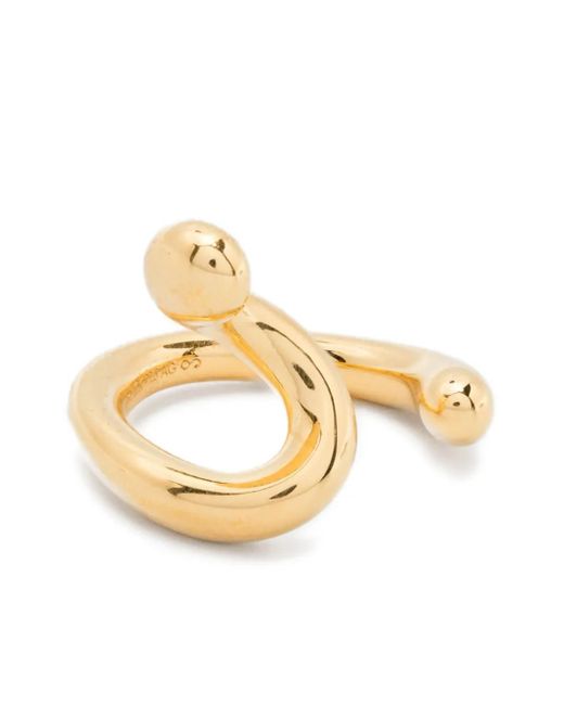 Maria Black Metallic Whirl Single Ear Cuff