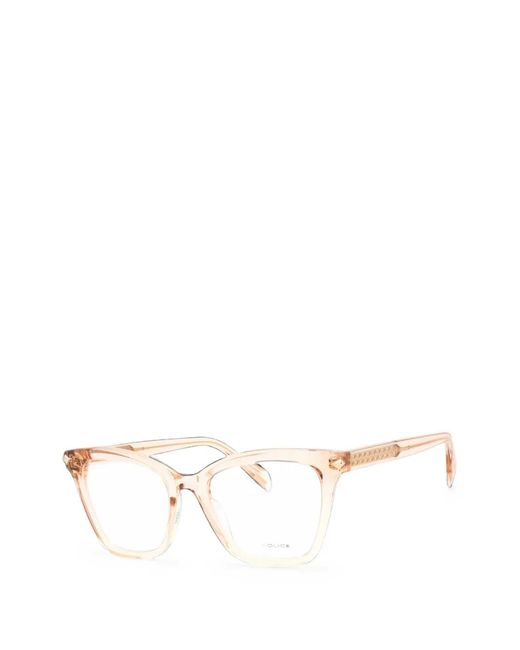 Police Natural Cat-Eye Frame Glasses
