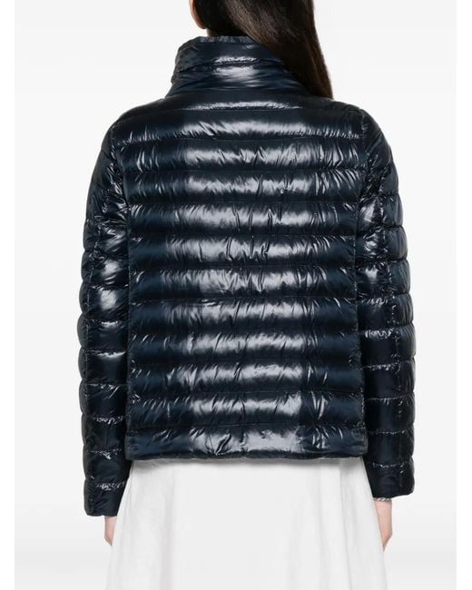Herno Blue Polyamide Polyester Down Parka