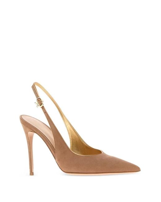 Gianvito Rossi Multicolor Pointed Toe Slingback Pumps